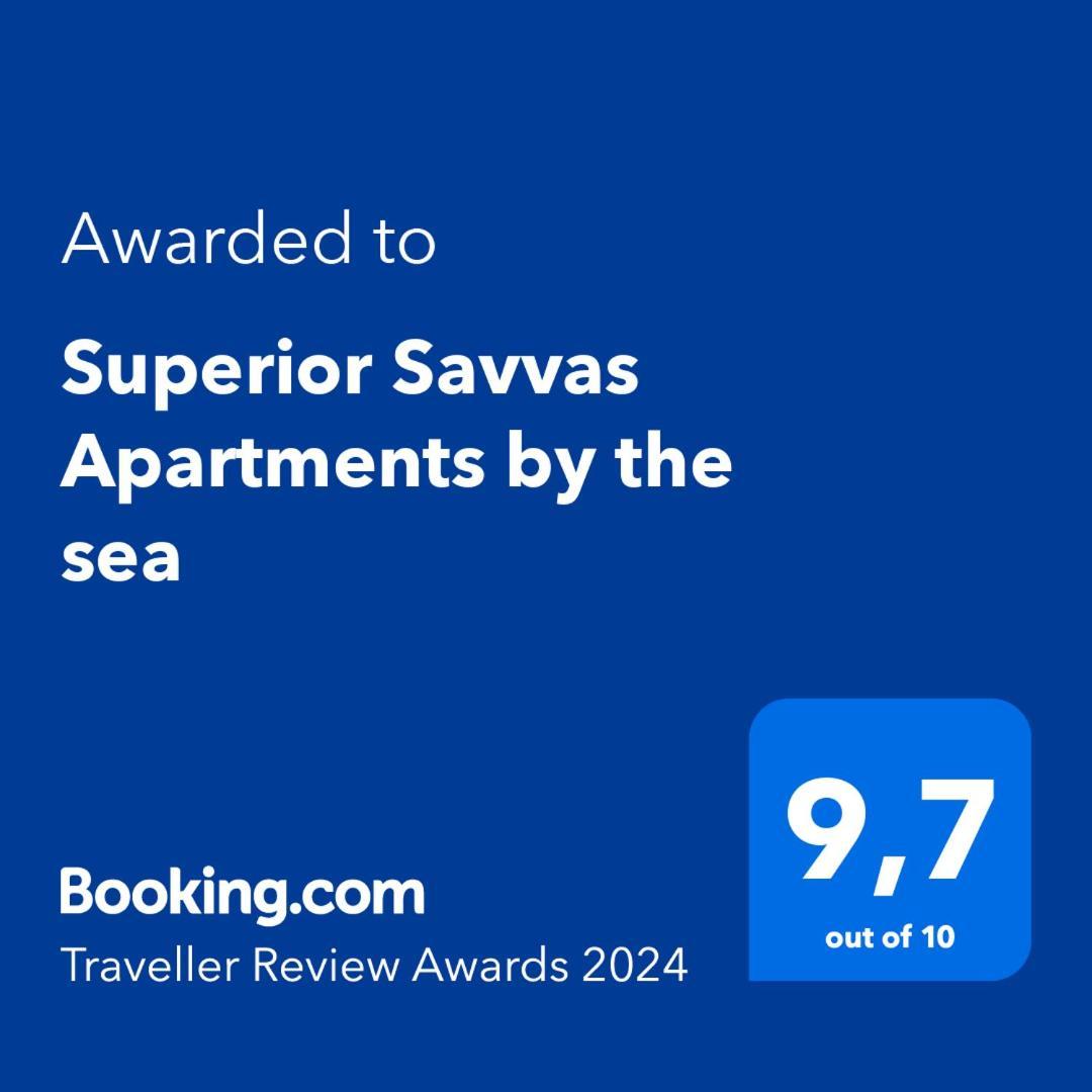 Superior Savvas Apartments By The Sea Агия-Пелагия  Экстерьер фото